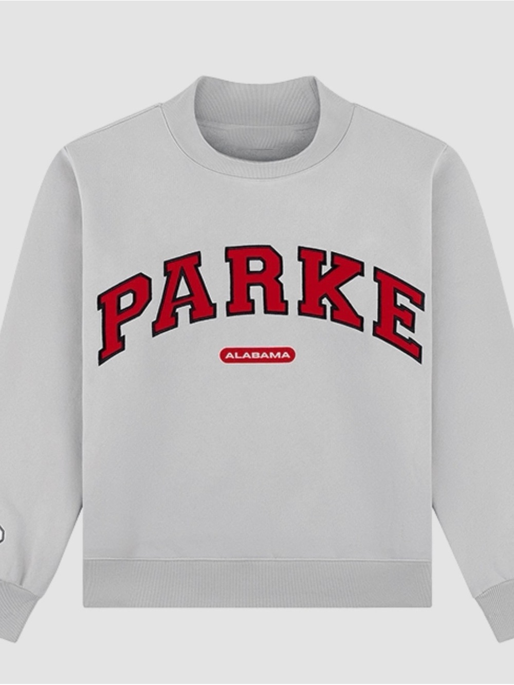 Parke BAMA Bundle Grey Sweatshirt PLUS Crimson Red Claw Clip Sold Out S/M NEW